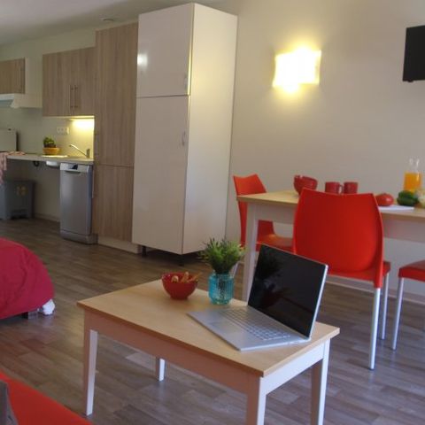 Apartement 4 Personen - 2 Zimmer 4 Pers.