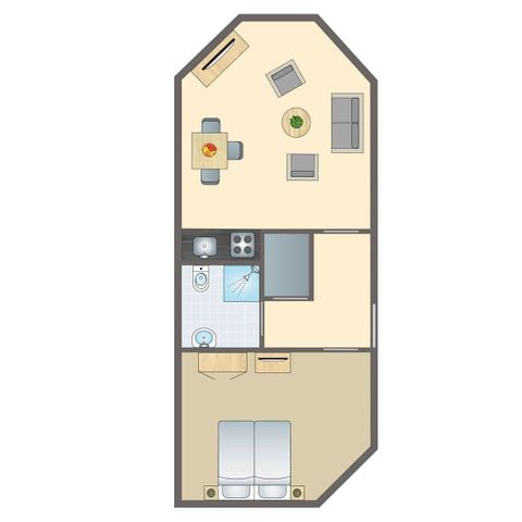 Apartement 2 Personen - 2A