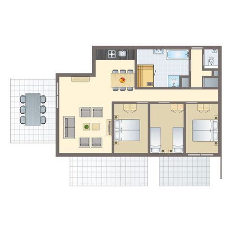 Apartement 6 Personen - 6LA