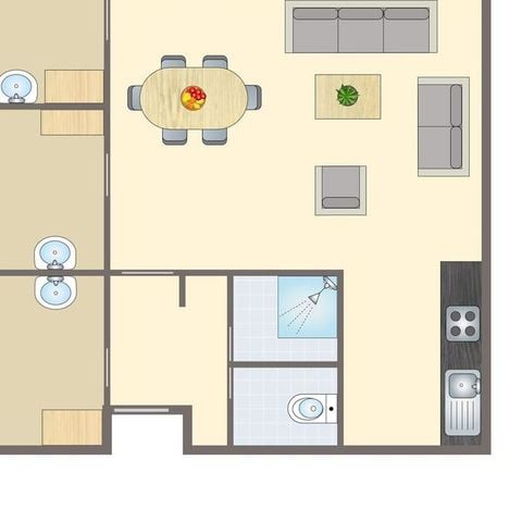 Bungalow 6 Personen - 6B2