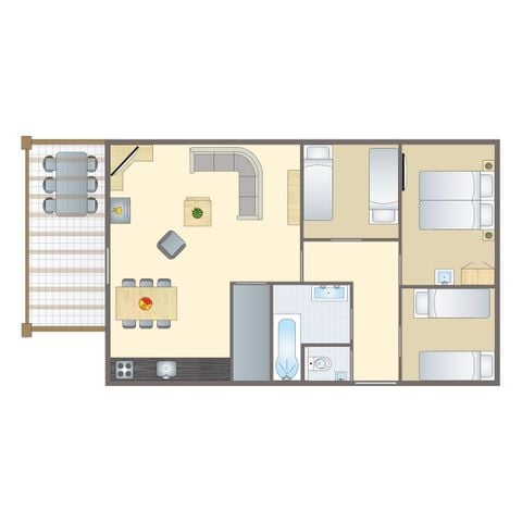 Bungalow 6 Personen - 6CE1