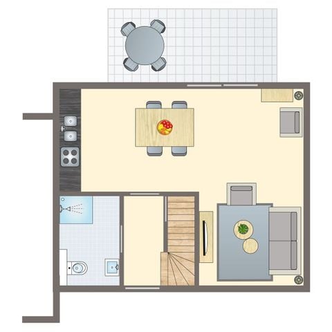 Bungalow 4 Personen - 4C