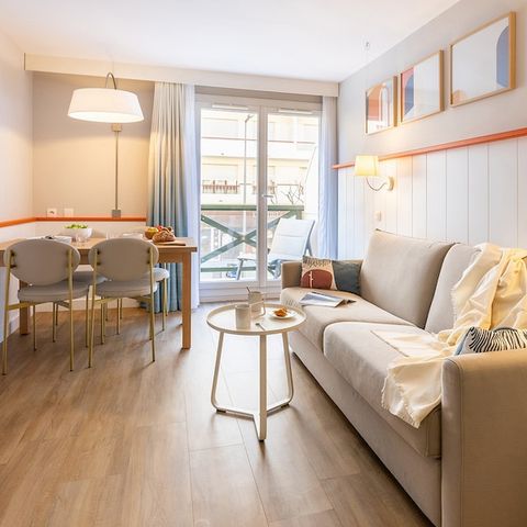 Apartement 4 Personen - - 1 Schlafzimmer - Gartenblick