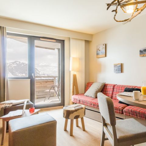 Apartement 4 Personen - - 1 Schlafzimmer - Balkon - Bergblick