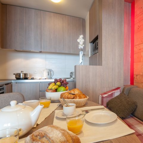 Apartement 4 Personen - - 1 Schlafzimmer - Balkon - Bergblick