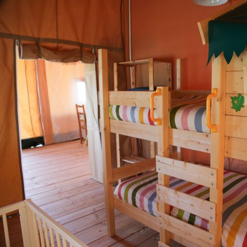 SafariZelt 5 Personen - Safari-Lodge Prestige +Airco (2-5 Personen)