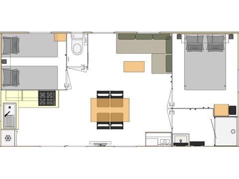 Mobilheim 4 Personen - Maui