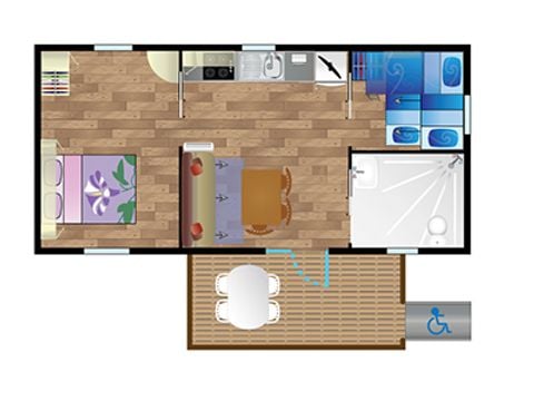 Mobilheim 6 Personen - IGUSKI (PMR)