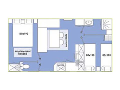 Mobilheim 6 Personen - ECO