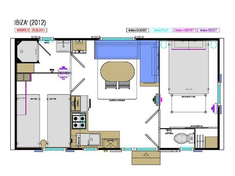 Mobilheim 4 Personen - CONFORT+ 27m²