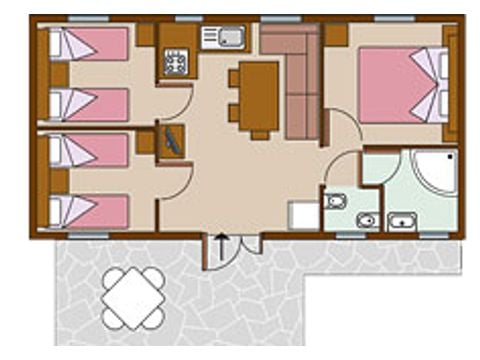 Mobilheim 6 Personen - MAXICARAVAN