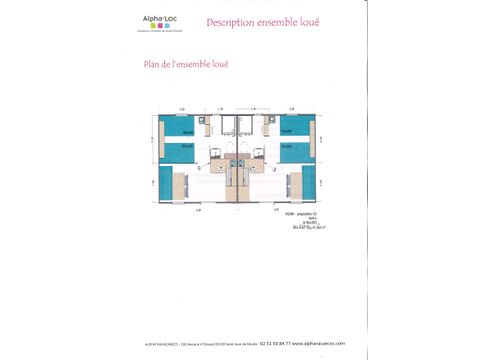 Mobilheim 2 Personen - Camp Hotel 25m² (1 Zimmer)