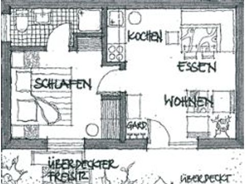 Apartement 2 Personen - A