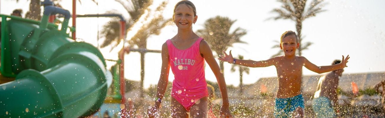 Ferienparks mit einem Wasserpark